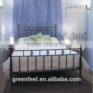 High quality latest metal double bed designs mosquito net