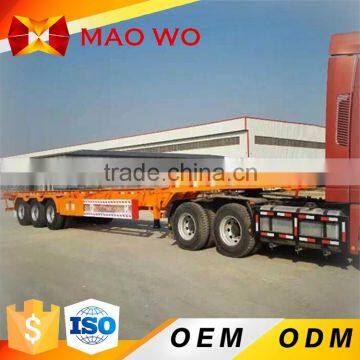 3 axle 40ft 53ft container flatbed trailer for sale                        
                                                Quality Choice