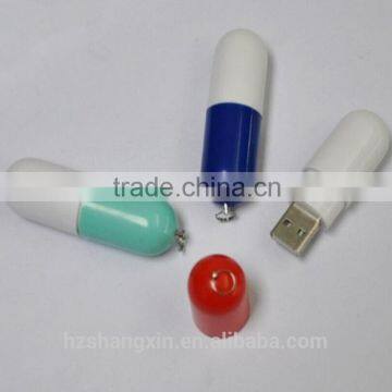 lipstick usb flash drive, pills usb flash drive, Rotating clip u disk