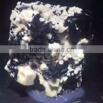 Natural Crystal Mineral Black Tourmaline Specimen