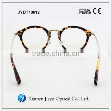 Tortoiseshell Color Demi Round Optical Frames Acetate photo-5