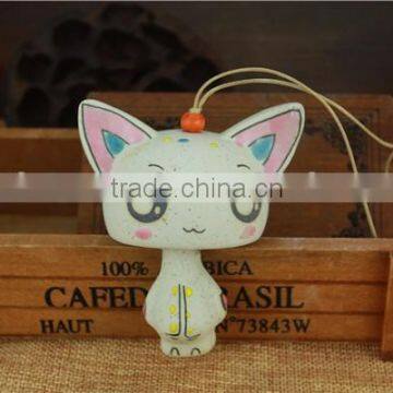 Cute Chinese Animal Shape Ceramic Wind Chime photo-2