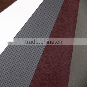 PVC artificial leather for car seat cover, bus leather, car leather usage