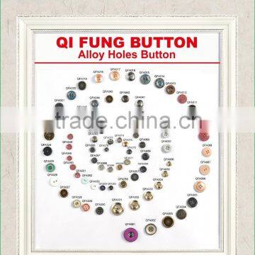 Hot Sell Metal Alloy Holes Button