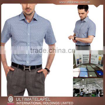 New Design With High Quality Short Sleeve Italian Shirts for Men