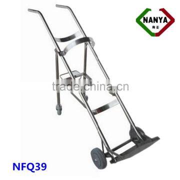 NFQ39 Stainless steel medical oxygen cylinder trolley