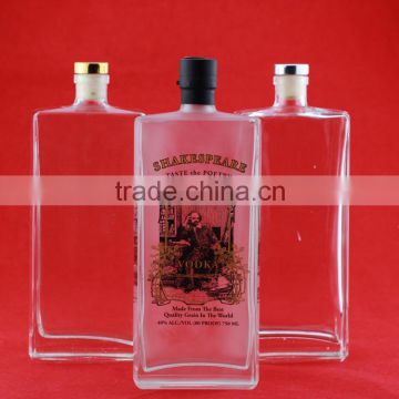 Best product square spirit bottles 750ml unique liquor bottles 700ml hennessynesd bottle