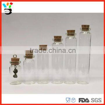 customized different size glass vial wholesale/vials for sale