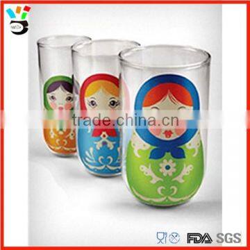 russian nesting dolls drinking glass set of 4