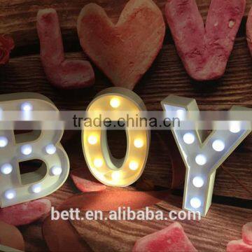 vintage art words channel led letter light room and wedding marquee letters