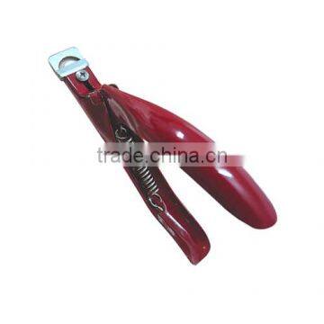 Acrylic Nail Cutter Powder Coated Red For Artificial Nails