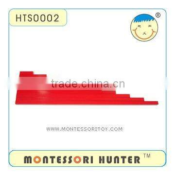 Long Red Rods, Montessori Toys 477 items, High quality and green materials.