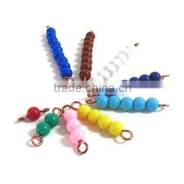 Colored Bead Stairs 1-9 Montessori toy of Montessori material