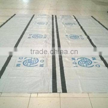 4x6m Plastic tarpaulin of IOM SPEC with reinforcement bands and logo