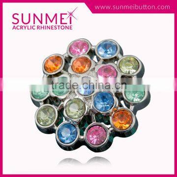 Made in Taiwan Crystal Star Rhinestone Button