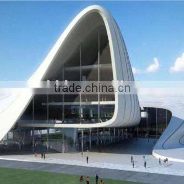 Printable PVC-coated Tensile Fabric Architecture Facade Curtain Wall for Construction Building Glass Curtain Wall