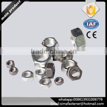 Din934 Zinc Plated Carbon Steel Gr4.8 China Supplier Hex Nut