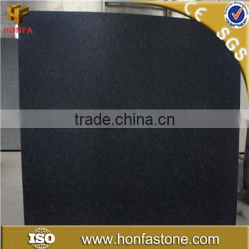 China factory cheap price finish black leather granite