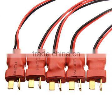 T Male Plug To T Female Plug& JST Connector RC Battery Adapter