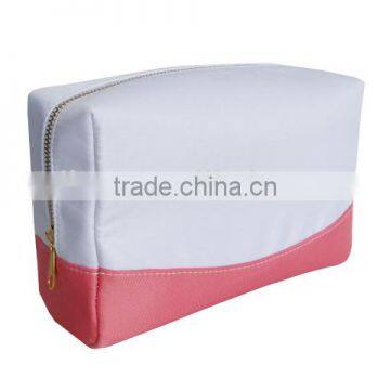 2016 New Coming Wholesale Custom pu Leather Polyester Vanity Bag Cosmetic Bag for Promotion,polyester for Main Body photo-5