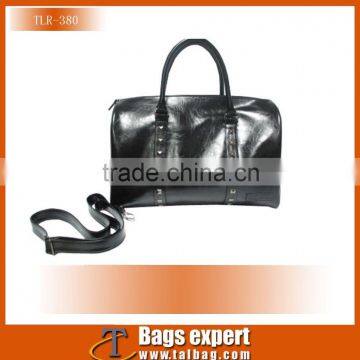 2016 high quaility pu leather tote bag travel bag air bag with cheap price for men