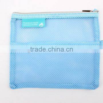 2015 Hot selling Zipper Closure travel mesh storage bag