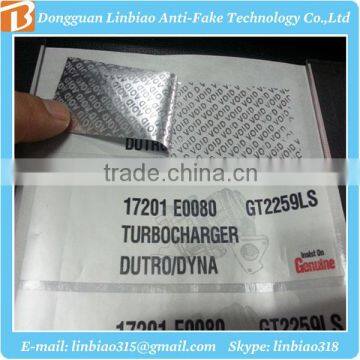 Anti-counterfeit Holographic Security Warranty Void Sticker Printer photo-4