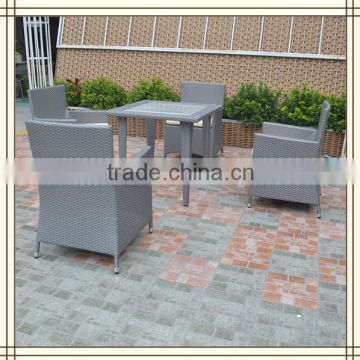 Silver Patio Rattan dining sets (1D30)