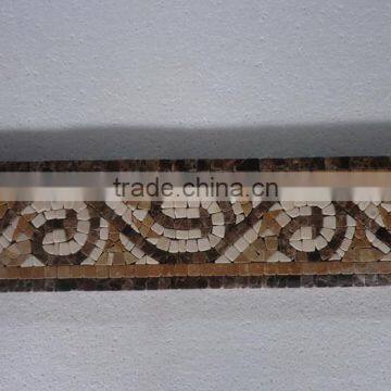 Fanghua multi-sized listello marble flooring border designs