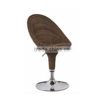 highback wicker ratten barstool