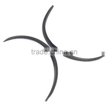 1Pair 29" PP Texture Diffuser Bumper Wide Body Fender Flares Lip For BMW Audi( FIT: Universal ) photo-5