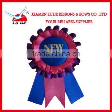 Factory High Quality Green Award Ribbon Rosette Wholesale photo-2