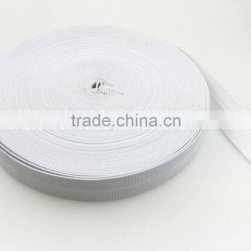 White fold over elastic wholesale