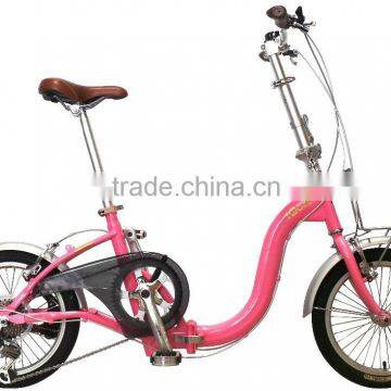 iCORE, CASPER, 16 inch 7 speed super low step lady folding bike