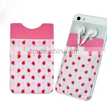 Custom Printing Multiple Phone Accessory Adhesive Phone Case Card Holder