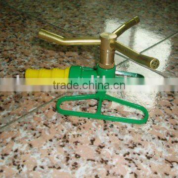 Brass revolving water sprinkler