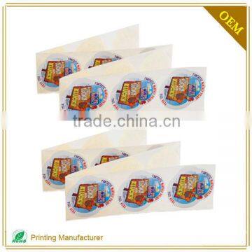 Custom Printed Sticker Labels Airbag Meat Label With LOGO Printing