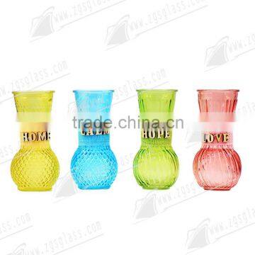 Template Wholesale high quality & crystal pressed glass vases