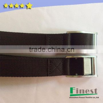 100% nylon ratchet tie down cam buckle tie down ribbon