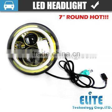 7'' head light led sealed beam for Jeep round headlight