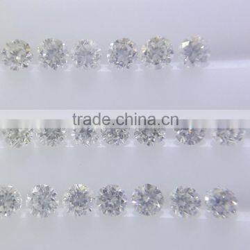1.6-2.0mm 1cts Lot VS Clarity F Color Natural Loose Brilliant Cut Diamond
