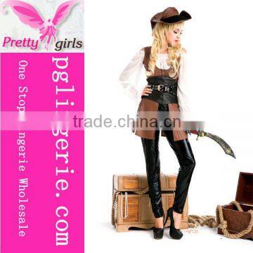 Newest Elsa Dress Cosplay Costume Priate Costume for Ladies photo-3