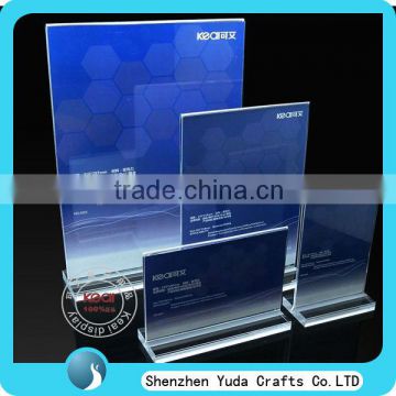 custom acrylic tabletop menu stand for restaurant table stand for sale cheap