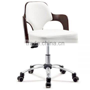 HOT Fashion WorkWell Executive Computer Desk Office Chair With Bent Wood Frame photo-4