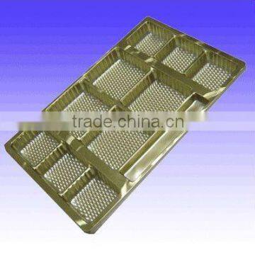 Metalized gold PVC sheet for vacuum forming , food tray use