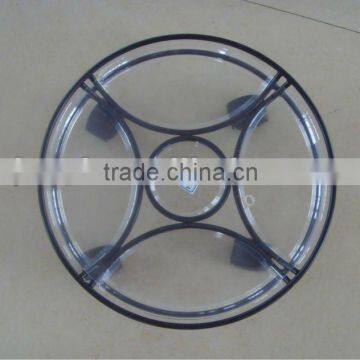 Steel Wheel Mobile Flower Plant Stand