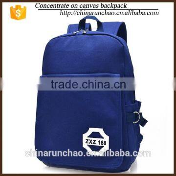 China Simple Plain Packable Backpack Hot Selling School Satchel Rucksack for Teens