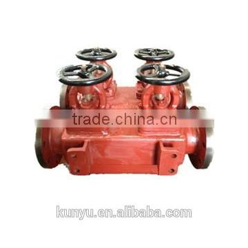 Marine flanged dual-row cast iron globe valve