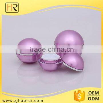 Shaoxing Haorui Luxury Cosmetic Container Acrylic Cream Jar Ball photo-2