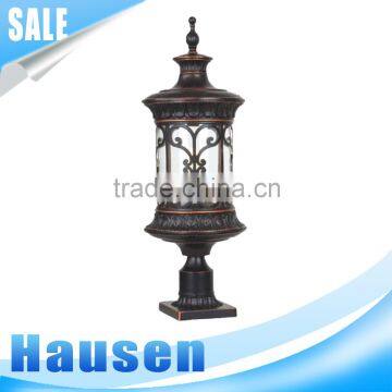 Old fashioned style die-casting for main gate post lights